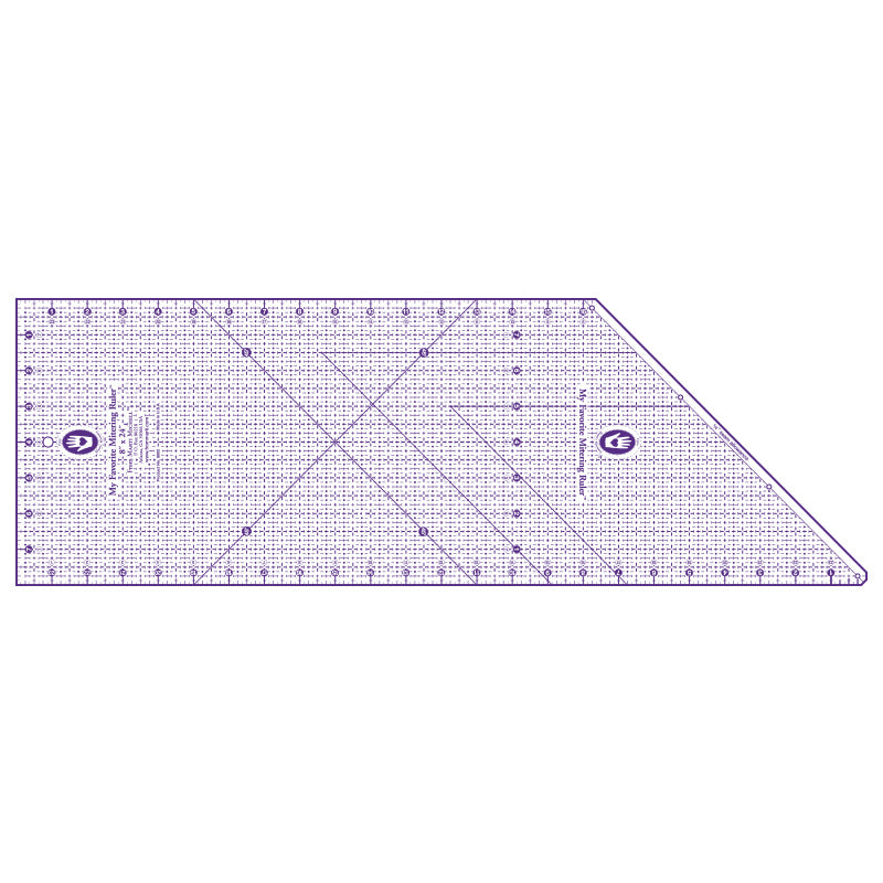 Kaleido-Ruler Small 2-Inches to 8-Inches Quilt Ruler From Marti Michel
