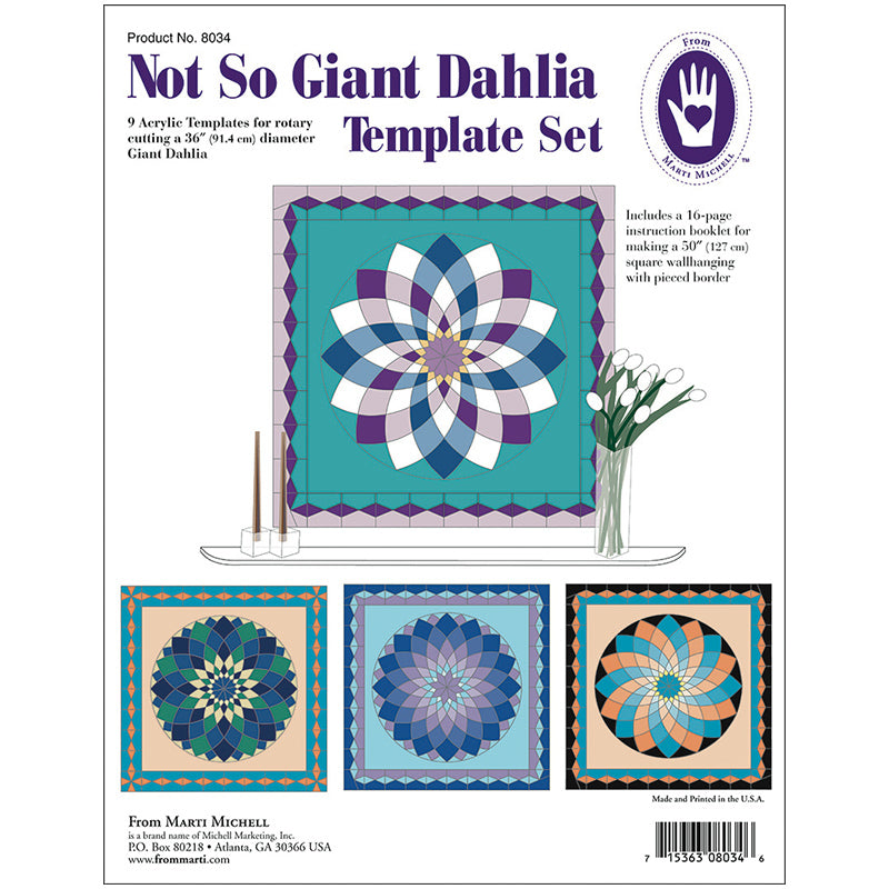 Dahlia Quilting Templates & Patterns – TopAnchor Quilting Tools