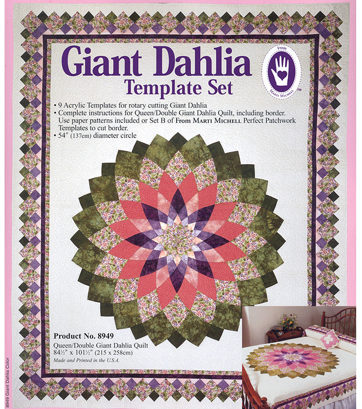 Dahlia Quilt Templates & Patterns – TopAnchor Quilting Tools