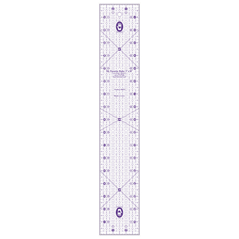 Creative Grids Quilting Ruler 6 1/2 inch x 24 1/2 inch 