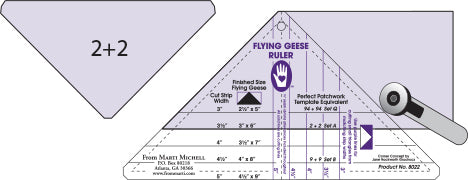 Make Bigger Flying Geese-type Triangles