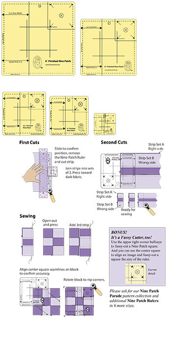 The Other 5 Nine Patch Rulers